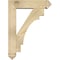 Ekena Millwork Merced Arts and Crafts Rough Sawn Bracket w/ Offset Brace, Douglas Fir, 6"W x 22"D x 30"H BKT0604X22X30MRC03RDF - alternate 3